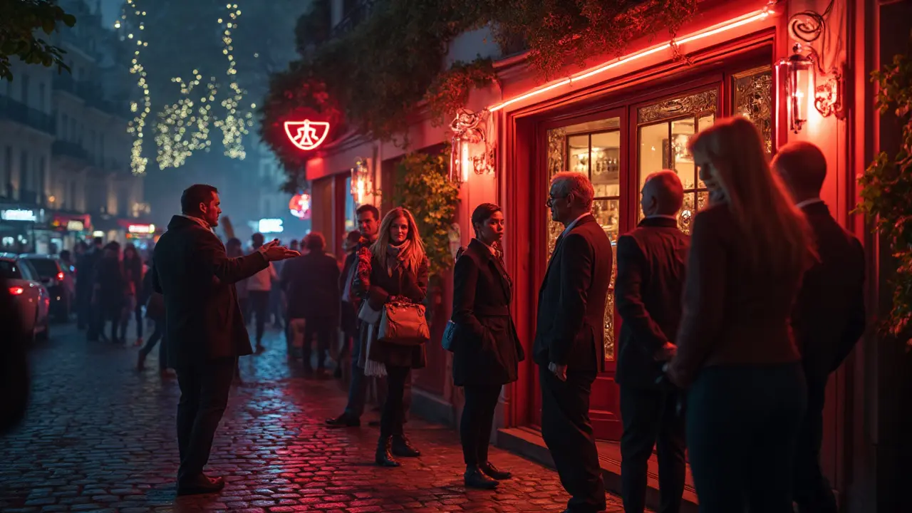 Inside Chez Castel: Atmosphere and Crowd