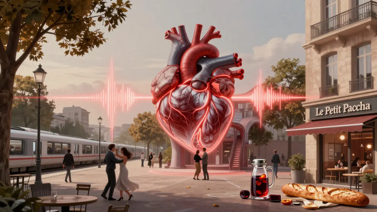 Rex Club as a living heart, its sound waves connecting dancers, courtyards, and morning bakeries.